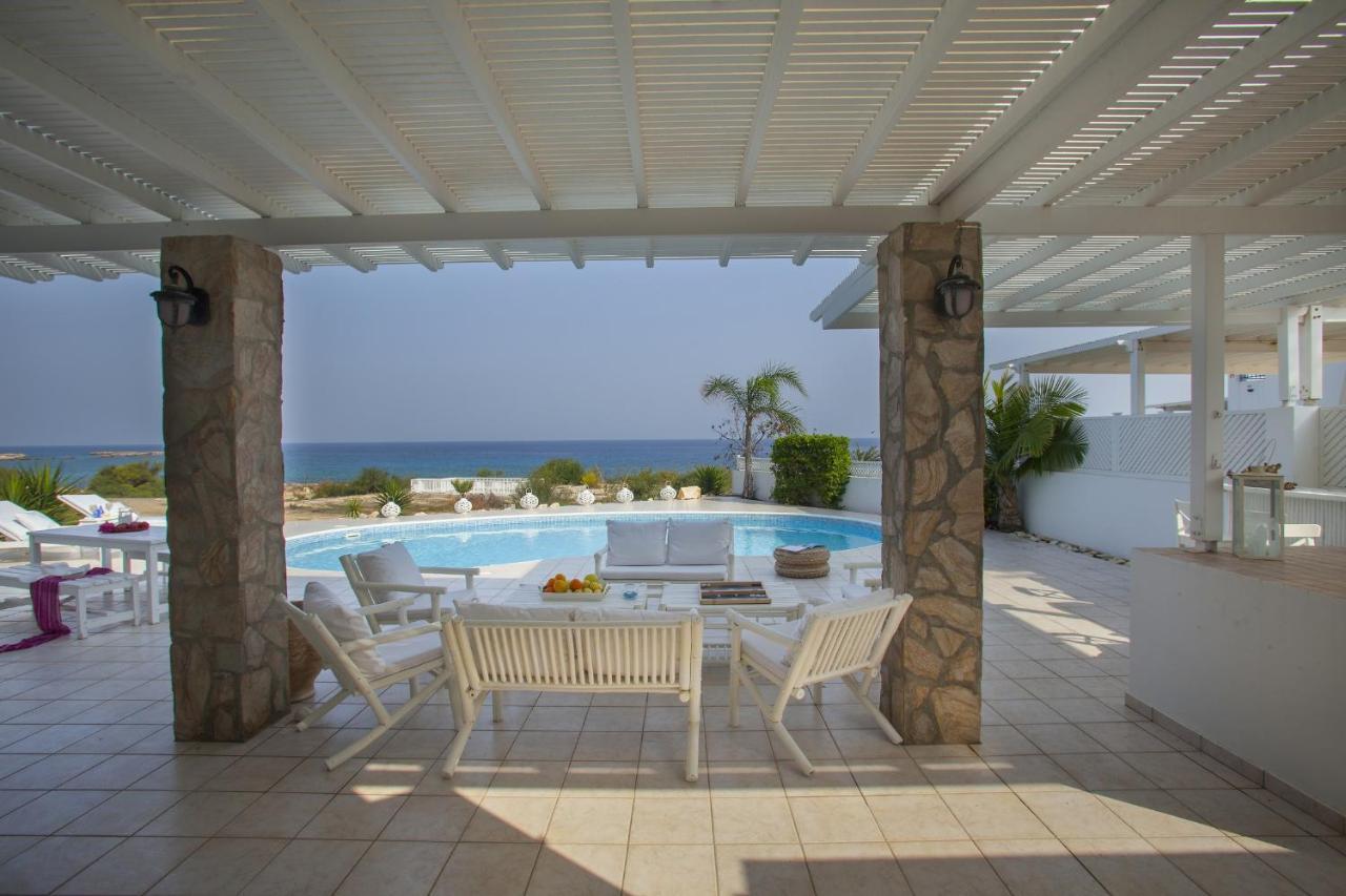 Mimoza Seafront Villa Protaras Esterno foto